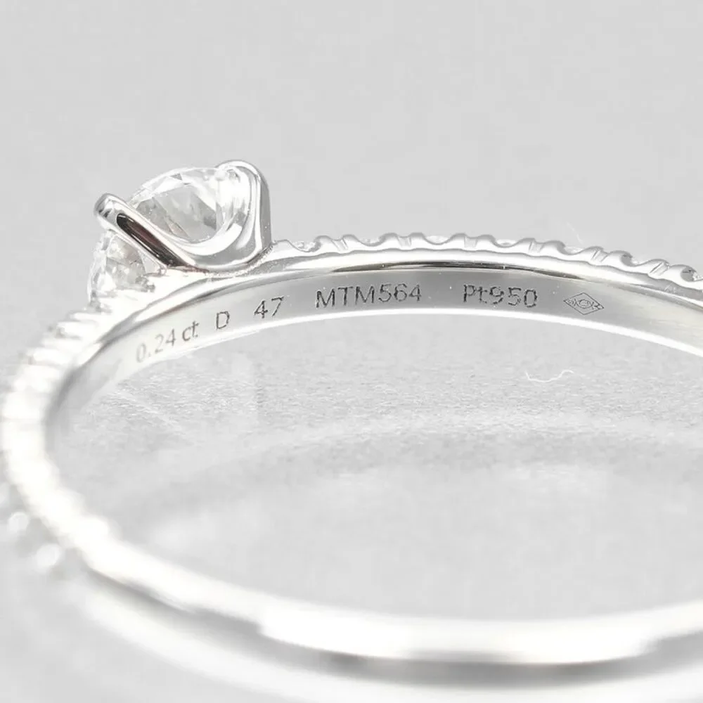 Cartier Etincelle de Cartier Pt950 Platinum Diamond Ring Size 7